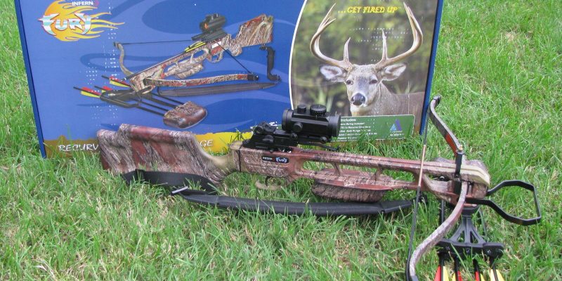 An Inferno Fury Crossbow on the grass