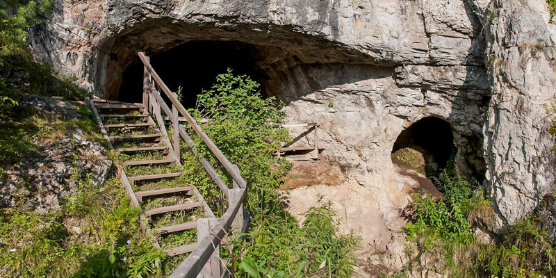 The Denisova Caves in Russia